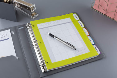 Avery Ultralast Big Tab Plastic Dividers for 3 Ring Binders, 5-Tab Set, Multicolor with White Labels, 1 Set (24900) 5 tab